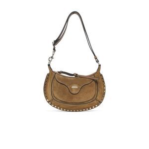 Isabel Marant 'Oskan Moon' Beige Suede Bag Women